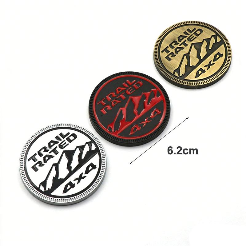 New 3D metal snow mountain badge suitable for JEEP Wrangler Grand Cherokee Freedom Knight modification accessories AMW1