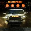 Automotive Grille Small Yellow Light Off-road Vehicle Sedan Universal Daytime Running Light LED Driving Light Warning Light