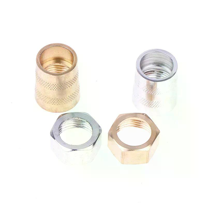 1Pc Brand New Shower Hose Nut Connector Connection Water Inlet Pipe Interface Nut Nozzle Connector Screw Parts Accessories