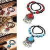 Alloy Bohemian Necklace Vintage Turquoise Long Necklace Fashion Bohemian Pendant Necklace  Girls