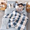 Skin-friendly Summer Cool Quilt Set or 1 Pcs Quilts Comfortable Breathable Air Condition Comforter Lightweight Summer Blanket