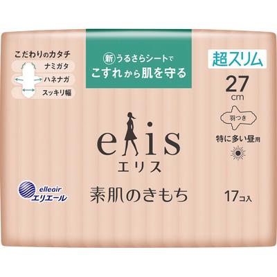 Daio Paper Elise Sohada no Kimochi Süper İnce (Ekstra Ağır Gündüz) 17 kanatlı yaprak (Yarı ilaç) Ellis Skin Kimochi Peçete Cilt Bakımı Ellis Skin K