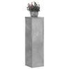 VidaXL Supports pour plantes 2 pcs gris béton bois d'ingénierie, support de fleurs, support de pot de plante, support de 852936