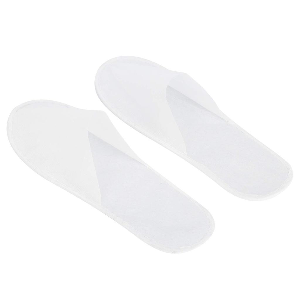 50 Par Jednorazowych Hotelowych Biznesowych i Odpowiednich do Domu i Biznesu Kapci Unisex, Kapcie, Antypoślizgowe, Antybakteryjne, Odporne na Zapachy,