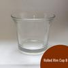 DIY Transparent Glass Candle Holder - Square & Round Windproof Cups for Homemade Scented Candles