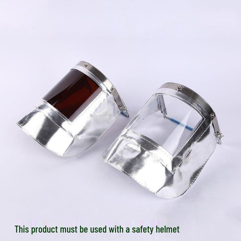 DAXTE Aluminum Foil Helmet-Style Protective Face Shield