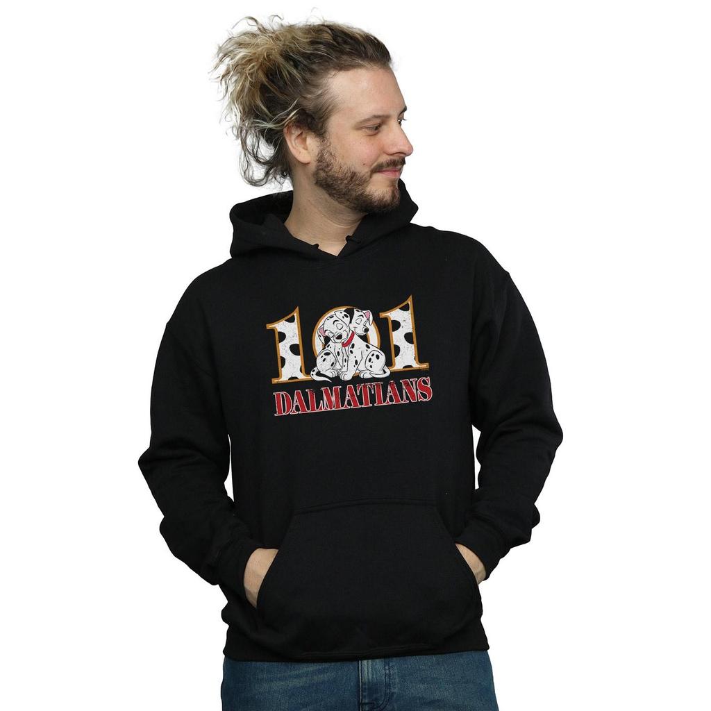 Disney Mens 101 Dalmatians Puppy Hug Hoodie