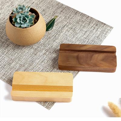 Universal-Telefonhalter aus Holz für Handyhalterung, Tablet-Ständer, Schreibtisch-Telefonhalterung