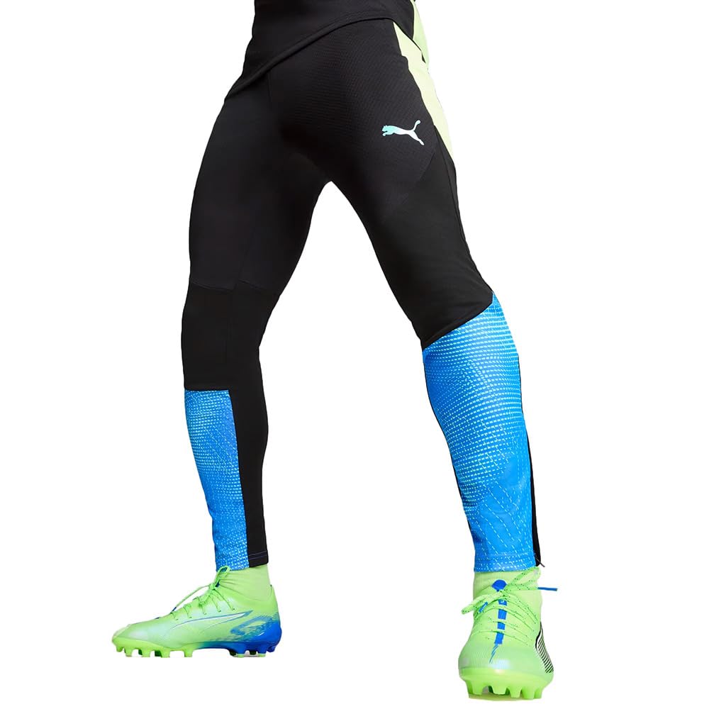 

Футбольные клубные спортивные штаны для тренировок, индивидуальные, FINAL, 659871, 24, цвет синий [PUMA], мужские, осень/зима, черный/светящийся (02)