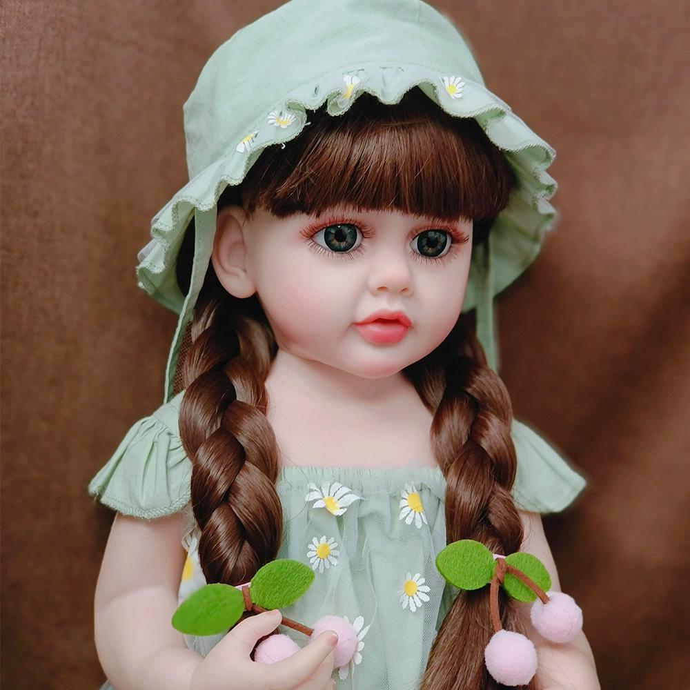 55CM Full Body Soft Silicone Vinyl Reborn Toddler Girl Betty Pretty Princess Lifelike Baby Doll Christmas Gift for Grils