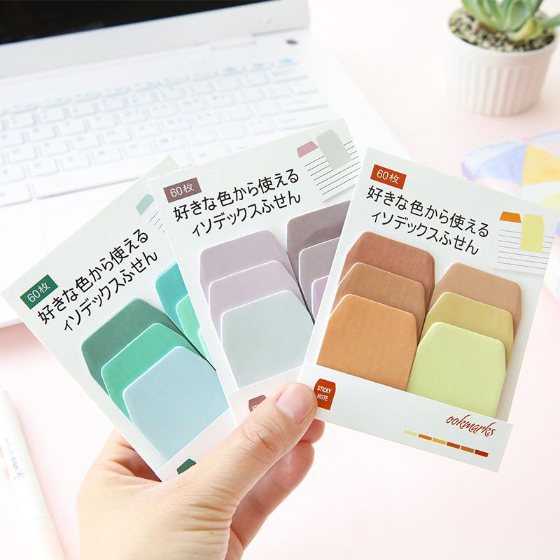 Multicolor Gradient DIY Sticky Notes Stickers