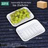 Rectangular Disposable Plastic Food Packaging Trays