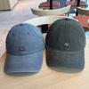 Small Square Standard Ami Kaji Cap American Retro Men's and Women's New Four-season Big Head Circumference Wide Brim Baseball Hat Cotton