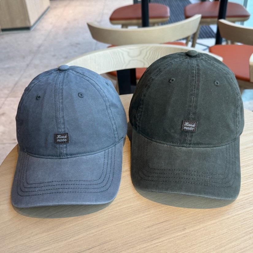 Small Square Standard Ami Kaji Cap American Retro Men's and Women's New Four-season Big Head Circumference Wide Brim Baseball Hat Cotton