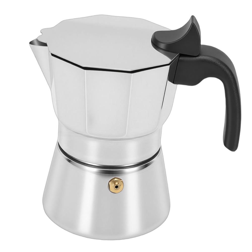 Stainless Steel Stovetop Coffee Maker Stovetop Espresso Maker Gas Stove Compatible