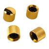 4 Pezzi Manopola per Chitarra Metallo Volume Tono Cupola Manopola di Controllo Set di Accessori per Strumenti Musicali GD103 Oro