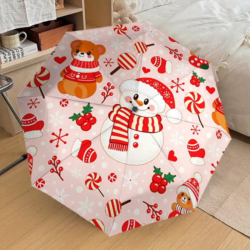 

1pc ornaments Automatic Folding Umbrella, Casual Outdoor Accessory, Birthday Festival Gift yy251126149