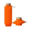 Outdoor Creative Edible Silicon Portable Water Bottle Sports Water Bottle Diamond Folding Bottle