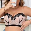 European and American Lace Underwear Thickened Mold Cup Upper Collection Side Breast Braset Adjustment Type Sexy Large Size Bra