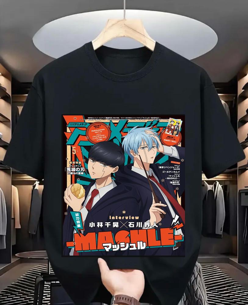 

Mashle T-Shirt Magic and Muscles Mash Cream Puff Anime Gifts Shirt All Size 3XL
