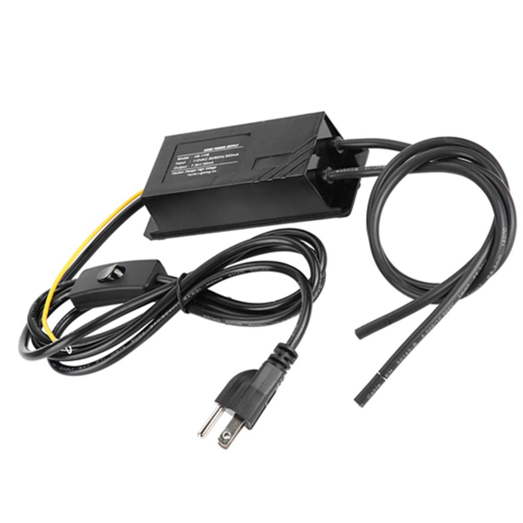 7,5KV 30mA 110V Schwarzer Neon-Elektroniktransformator Netzteil Gleichrichter-Kit US-Stecker