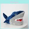 Shark Plush Slippers Women Men Animal Home Indoor Winter Warm Floor Shoes 3d