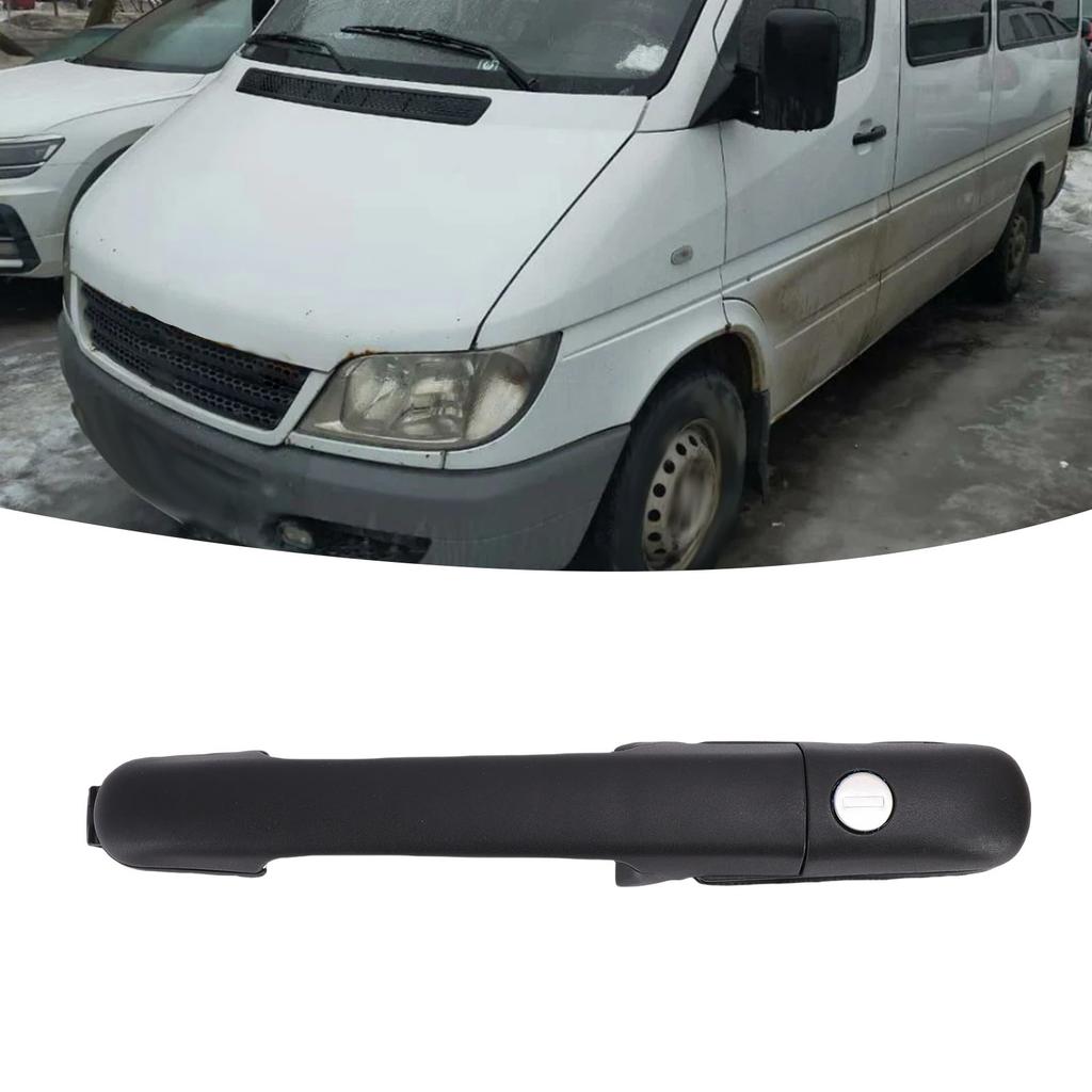 Exterior Sliding Side Door Handle with Lock and Keys Replacement for     W638 Door Handle  7600459