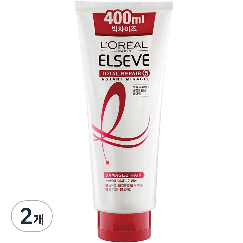 

L Oréal Paris Total Repair 5 Treatment Hair Pack, 400 мл, 2 упаковки