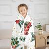 Christmas Throw Blanket Watercolor Red Truck Decor Fleece Blanket for Kids Teens Adults Green Xmas Trees Yellow Polka Dots Fuzzy