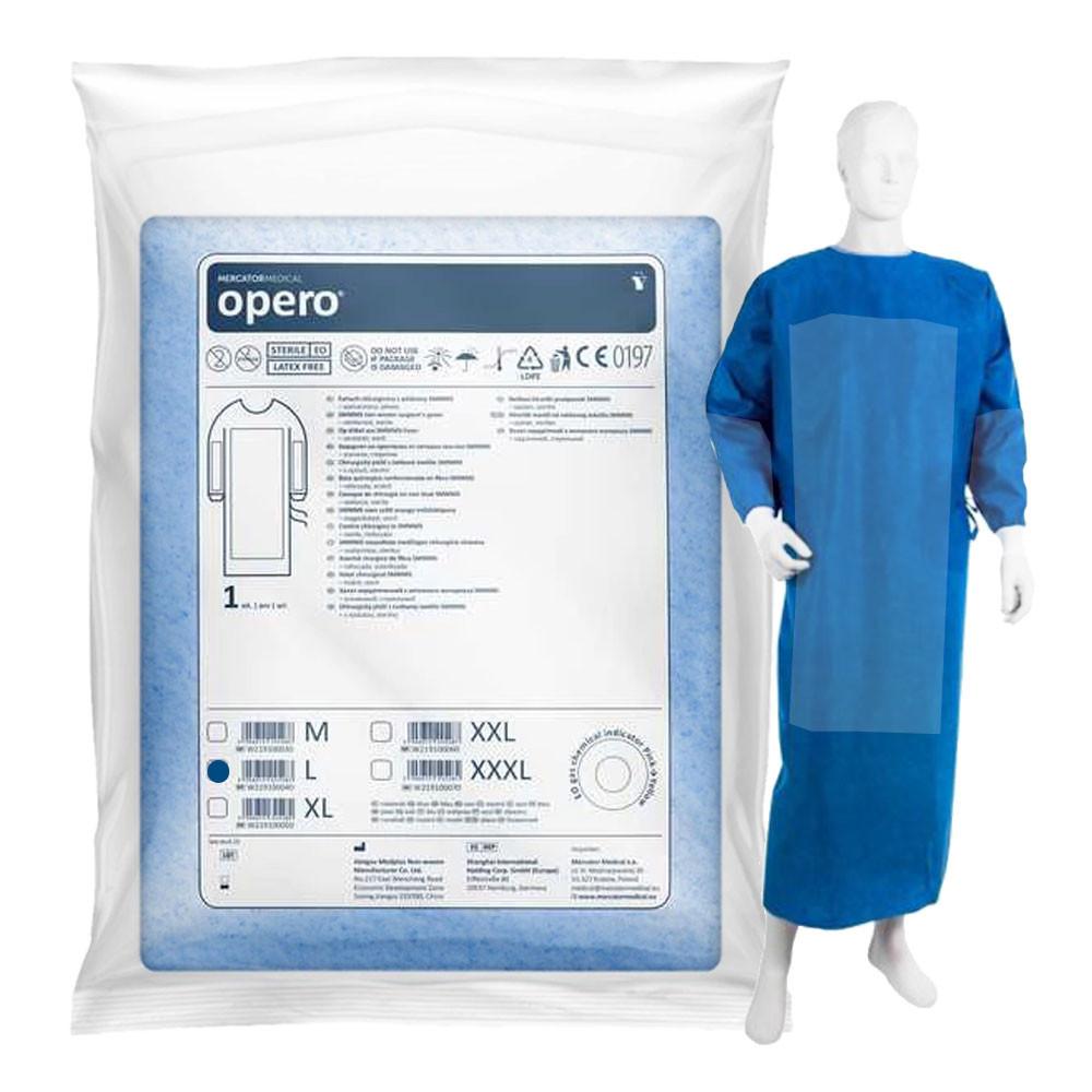 Reinforced Sterile Surgical Gown with Cuff (Smmms Nonwoven 35G + 40G) 1 Piece