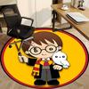 1pc Harry Potter Chair Carpet for Office Non-Slip, Soft & Comfortable, Carpet for Office, Gaming, Lightweight Round Floor Mat