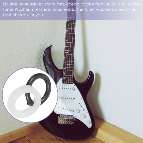 GOOHOCHY 100% Guitar Tuner Washers, Guitar Tuner Gaskets, Tuning Peg Washers, Guitar Tuner Spacers, Guitar Accessories, Guitar Tuners
