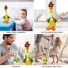 Musical Squawking Chicken Electronic Interactive Animation Plush Toy Walking Rooster Stuffed Animal Early Education Toy with Singing and Swinging