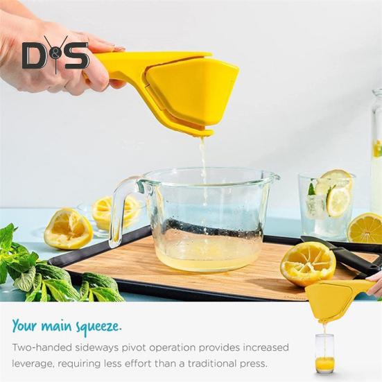Exprimidor de Limón Manual Exprimidor de Limón de Mano Prensa Manual de Verduras Fácil de Usar Exprimidor de Cítricos para Cocina Bar Viajes al Aire Libre