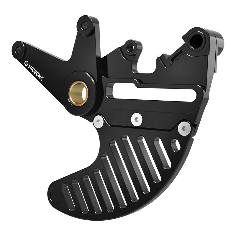 NICECNC For KTM EXC 300 EXC-F 350 2004-2024 Rear Dual Calipers Bracket Stunt Brake Disc Guard For Husqvarna TE 300 GasGas EC 300