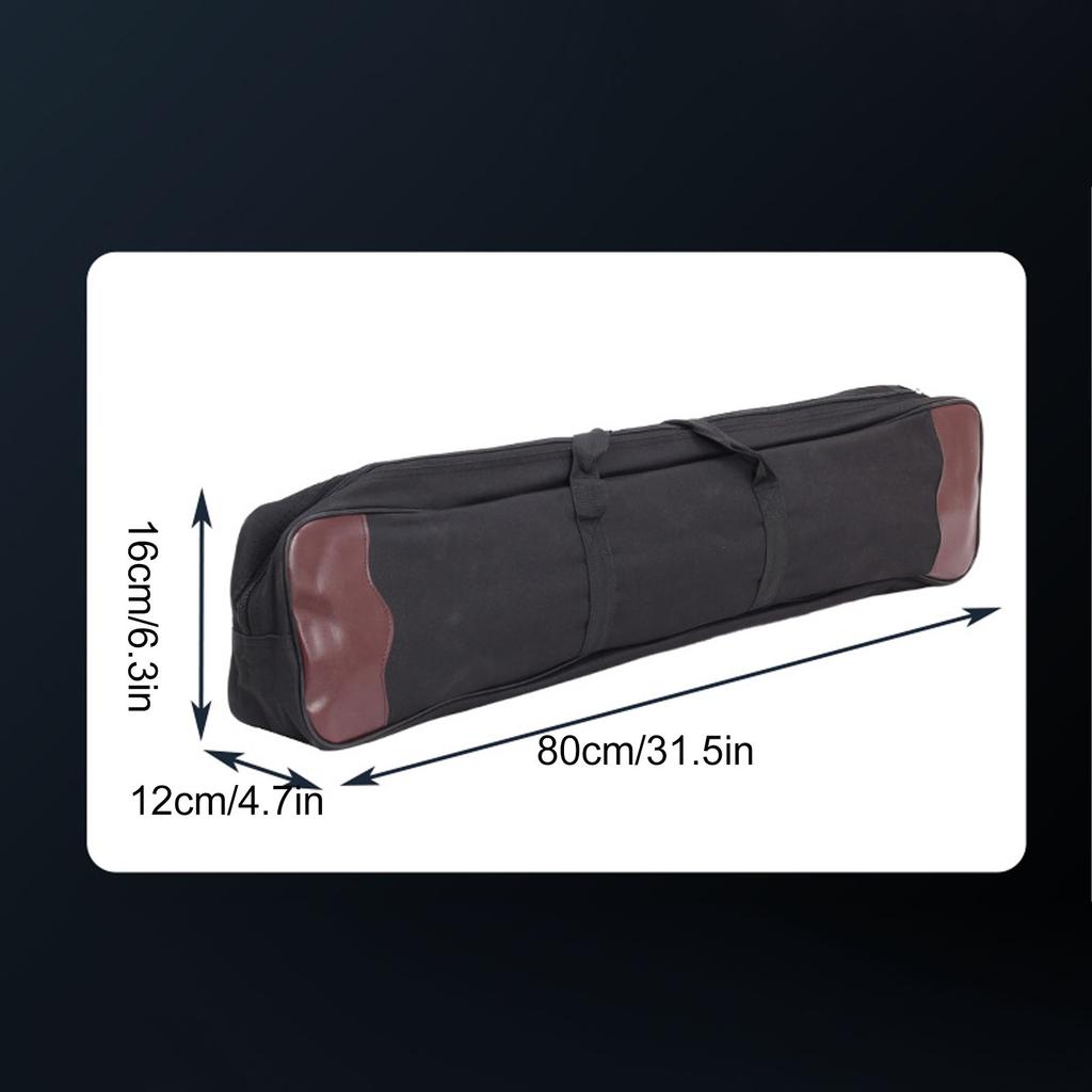 Bow Arrows Bag Large Capacity Thickened Canvas Recurve Bow Carrier Archery Carry Bag with Compartment