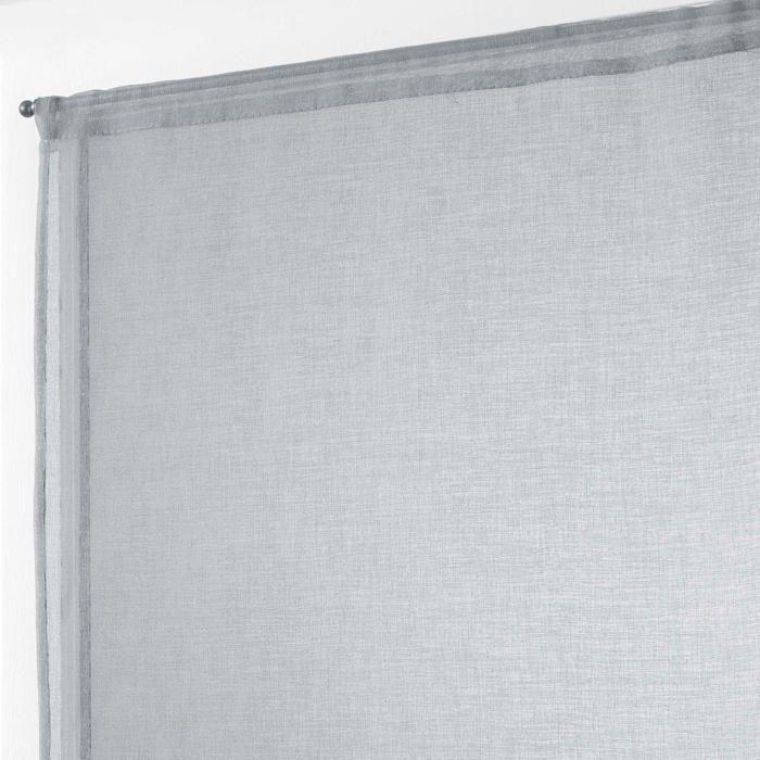 Paire de Rideaux Voile 60 x 90 cm Sandras Gris