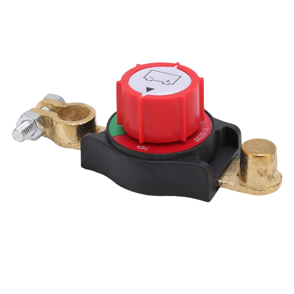 Top Post Battery Disconnect Switch Battery Shut Off Switch for RV Truck Car Yacht Rotatable Adjustment