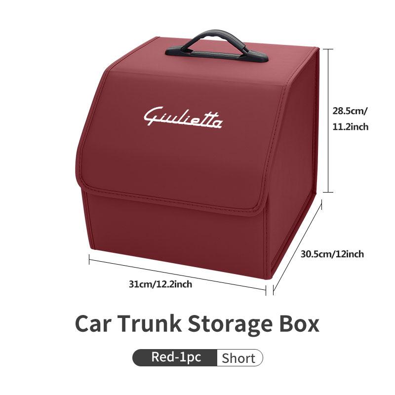

2026 Hot Alfa Romeo Car Folding Trunk Organizer Bag Large Capacity Multiues Tools Tidying Storage Box For Alfa Romeo Giulietta 9