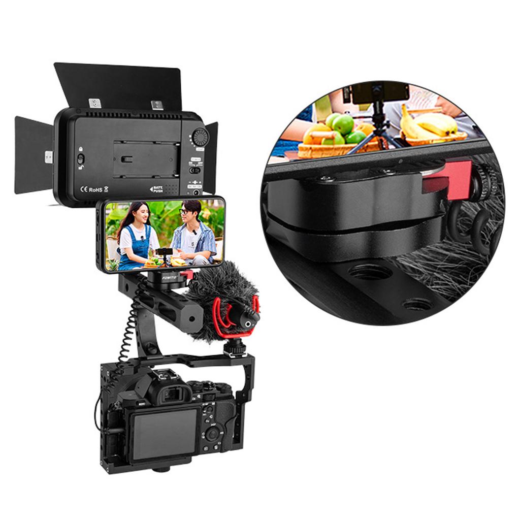 Quick Release Plate Mini Field Monitor Quick Release Plate For Lcd Monitor Magic Arm Led Light Camera Camcorders Rig