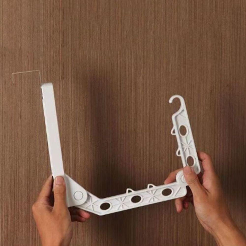 Foldable Clothes Hanger Rack ABS Closet Organizer Durable Drying Clothes Rack