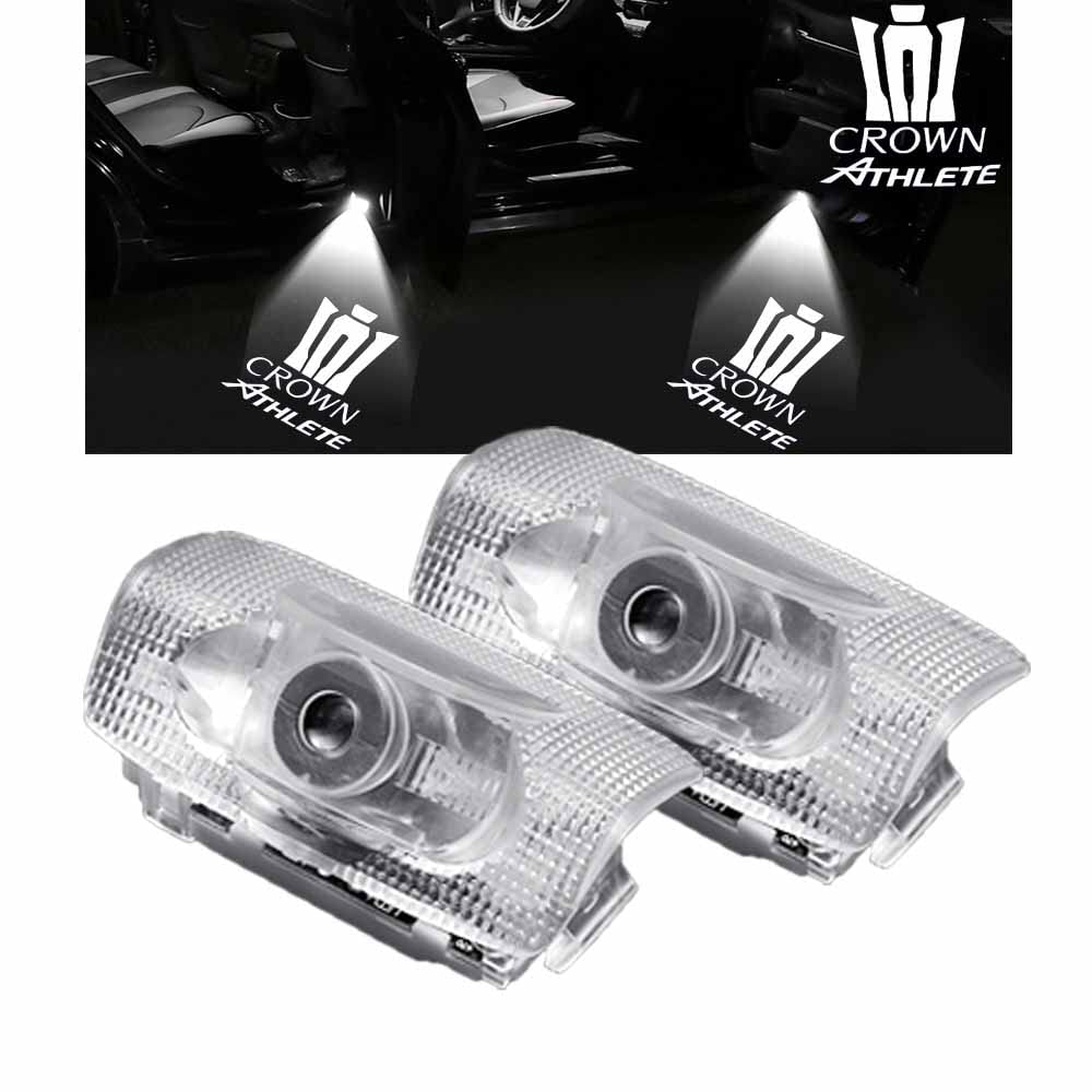 Ltsplay Door Courtesy Lamps for 17, 18, 200, 210, and 220 Series Crown Athlete Majesta - Fade-resistant Courtesy Lights, Door Welcome Lights, Logo Pro