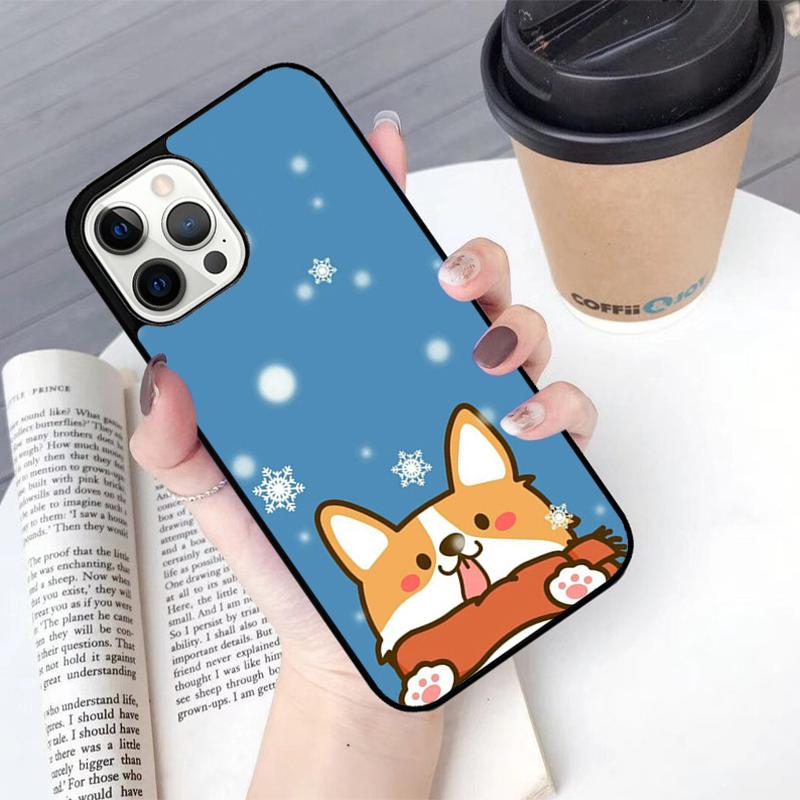 Cute Corgi Sexy Cartoon Dog Ass Phone Case For iPhone 17 Air 13 12 14 15 16  Cover For Apple Pro Max Plus SE Coque