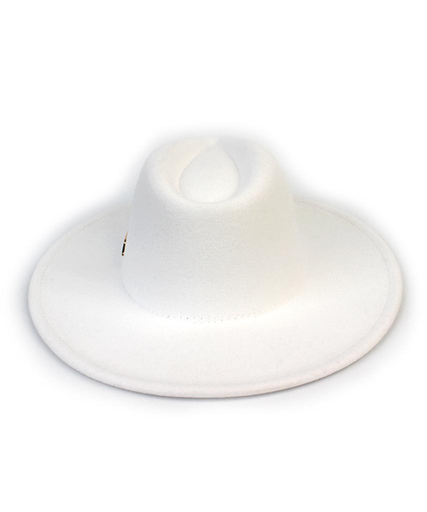 Yunibeosyeolkemiseuteuli Hard Wool White Fedora