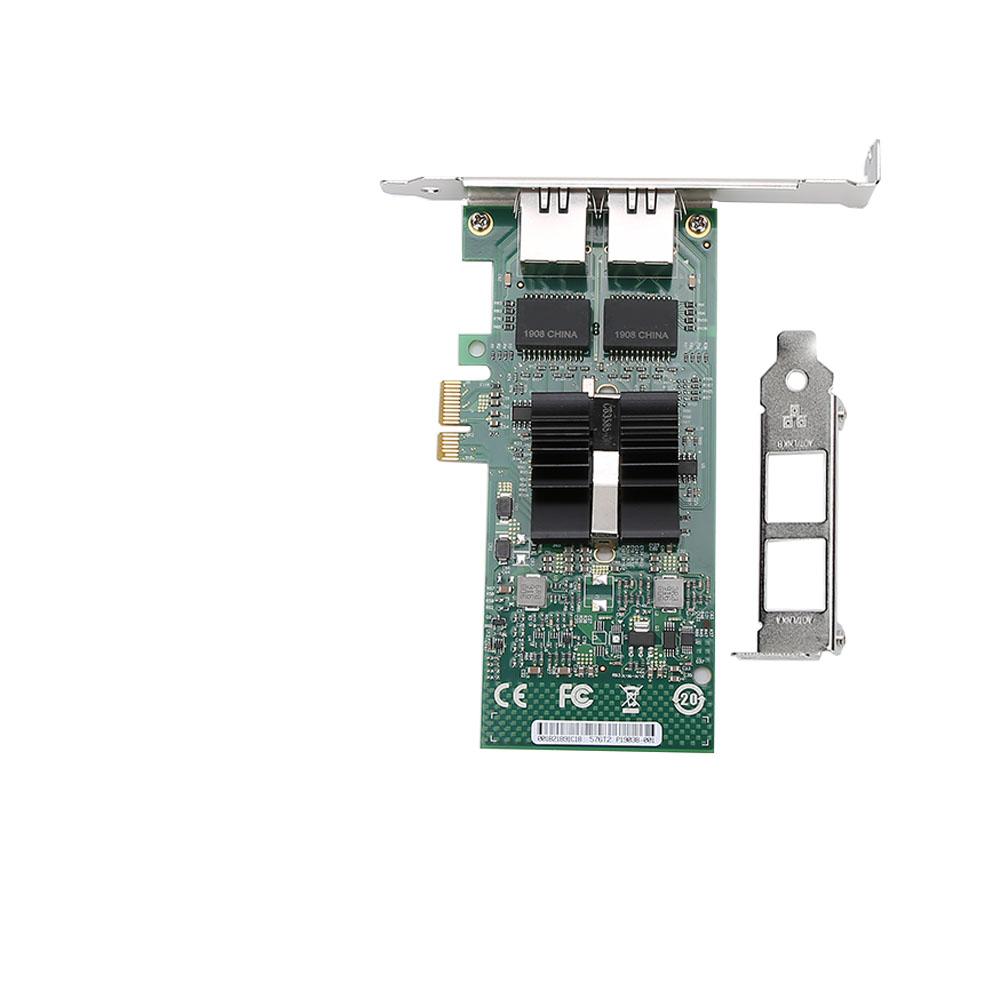 

For INTEL 82576-T2 Gigabit PCI e Dual Port Network Adapter Card Desktop 1000Mbps Server NIC LED