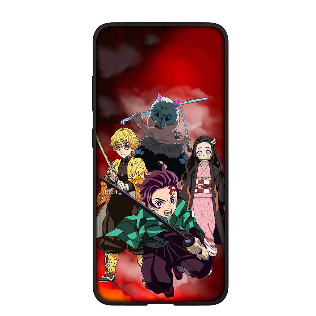 Phone Case for Samsung Galaxy S25 S24 S23 iPhone 16 15 Xiaomi Redmi Note 14 13 12 16E 11 Pro Max OPPO Moto Huawei Demon Slayer Agatsuma Zenitsu Cover