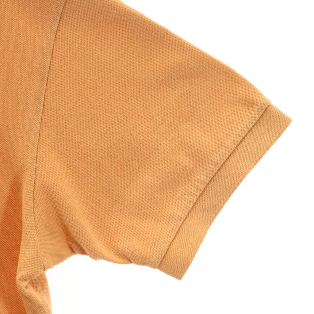 Karl Helmut Short Sleeve Polo Shirt L Orange Series Fawn Men's Used