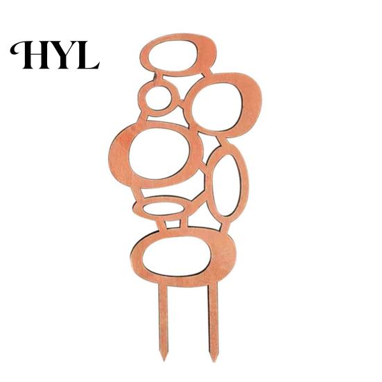 Easy Install Plant Stand Wood Bracket Leaf Shape Trellis Vine Healthy Growth Support Installation Multifunctional Holder