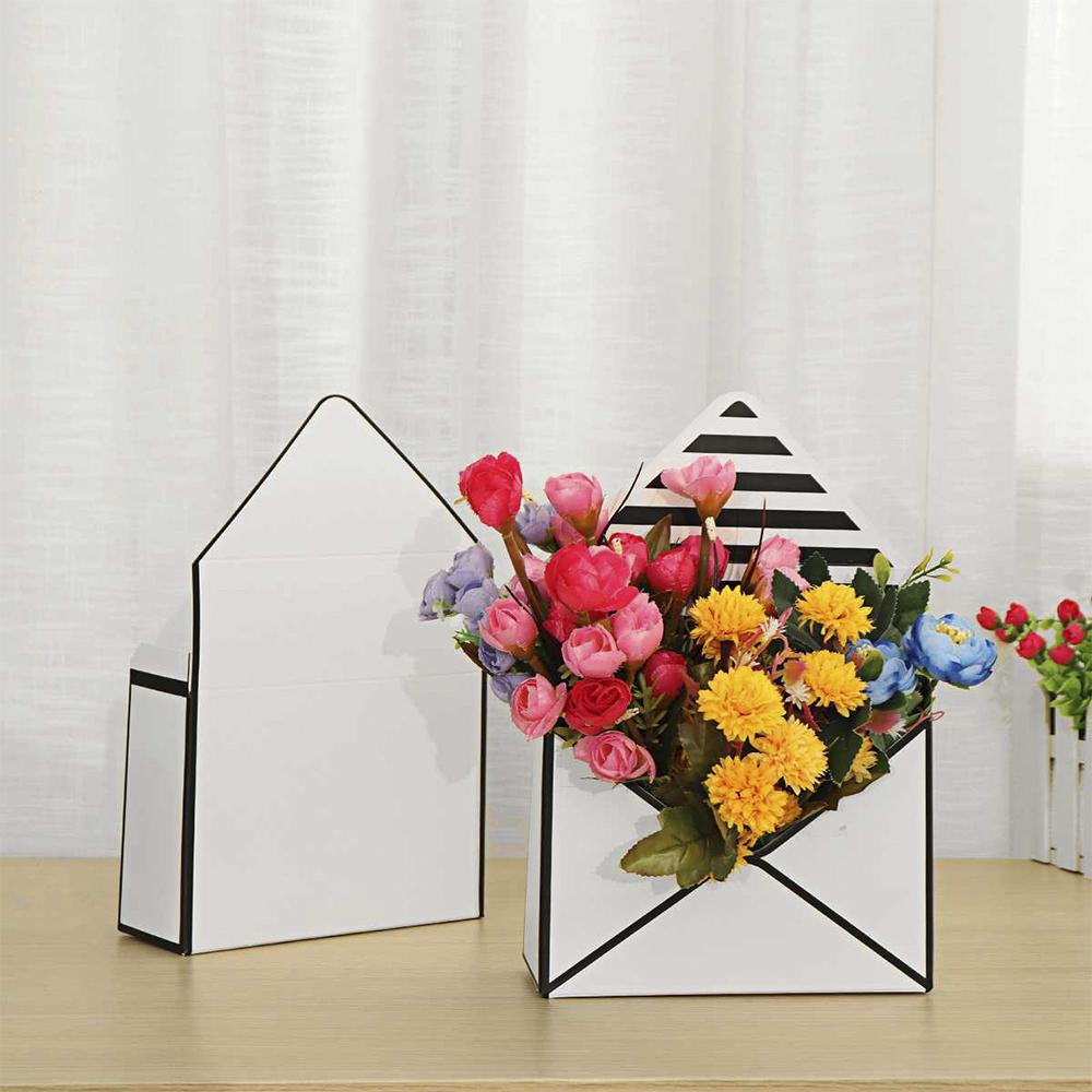Креативна Квітка Зі Згортки Конверта Квітковий Букет для Флориста Коробка для Зберігання Вечірка День Святого Валентина Внутрішні Конверти Весільний Запрошення Конверт