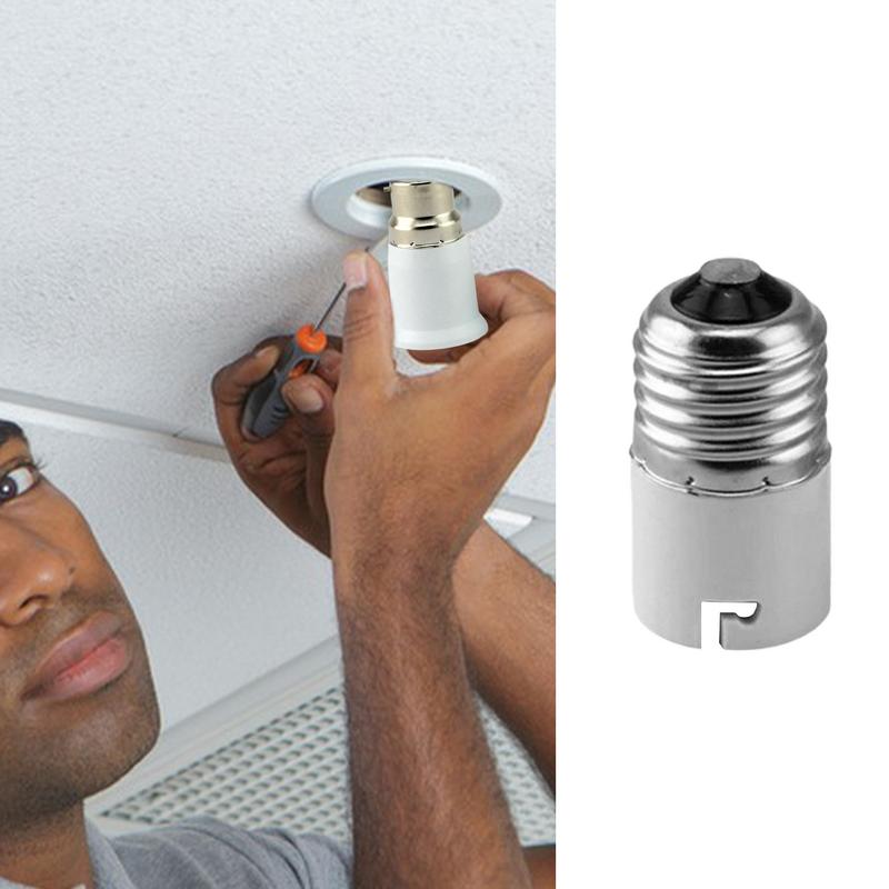 B22bayonet To E27 Thread Light Socket Adapter Screw Lamp Stand Light Bulb Socket Holder Adapter Converter for Ceiling Fans Light